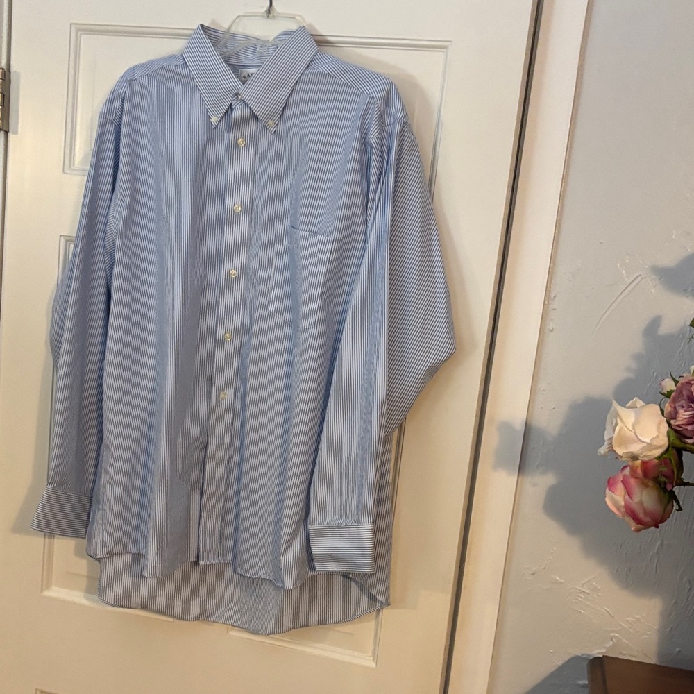 Men's Blue Striped Shirt
